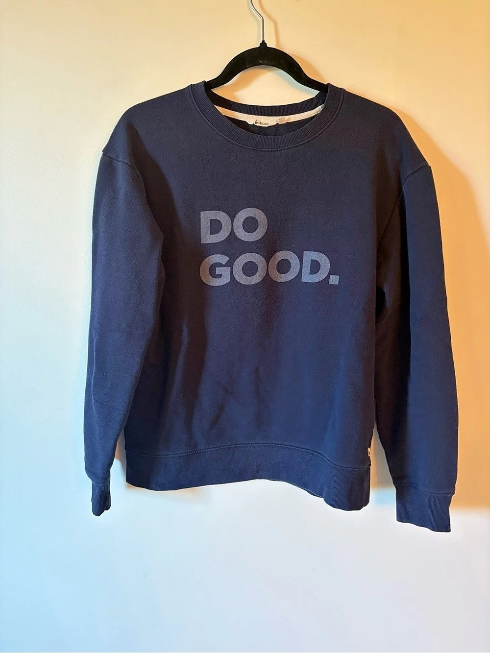 Cotopaxi Do Good Crew Sweatshirt Blue Large
